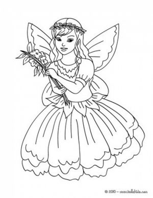 Printable Fairy Coloring Pages   89922