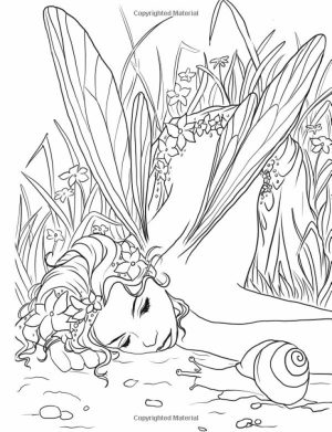 Printable Fairy Coloring Pages Online   63959