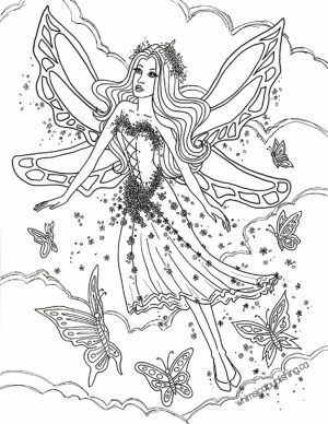Printable Fairy Coloring Pages Online   72656