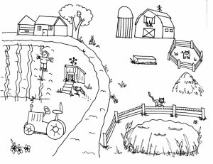 Printable Farm Coloring Pages Online   FOH6R