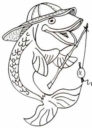 Printable Fish Coloring Pages Online   735305