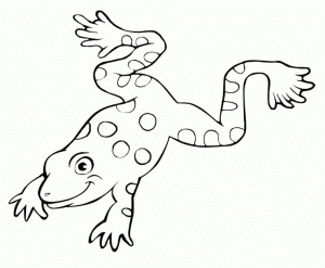 Printable Frog Coloring Pages for Kids   BV21Z