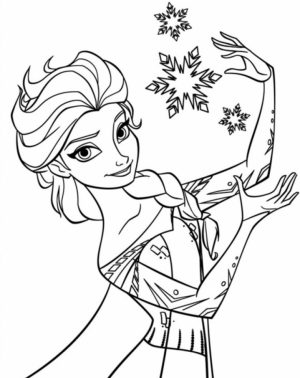 Printable Frozen Coloring Pages   662642