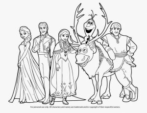 Printable Frozen Coloring Pages   808710