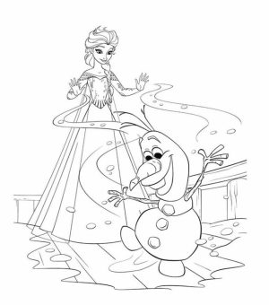 Printable Frozen Coloring Pages Online   184780