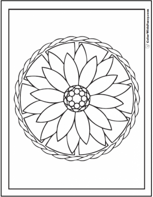 Printable Geometric Coloring Pages   89918