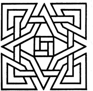 Printable Geometric Coloring Pages Online   28876