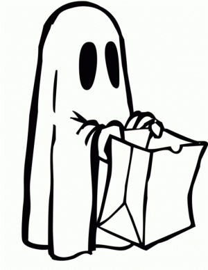 Printable Ghost Coloring Pages Online   85256