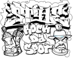 Printable Graffiti Coloring Pages Online   21065
