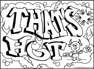 Printable Graffiti Coloring Pages Online   32651