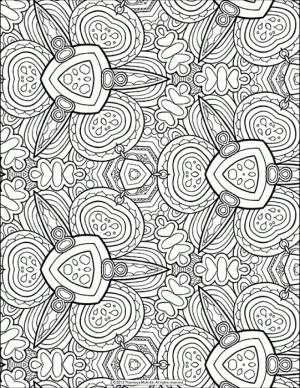 Printable Grown Up Coloring Pages Online   05278