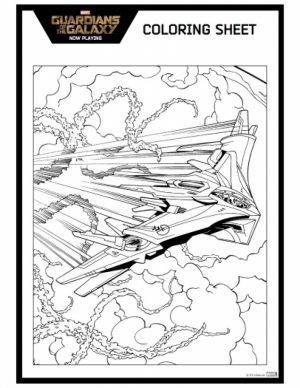 Printable Guardians of the Galaxy Coloring Pages Online   04629