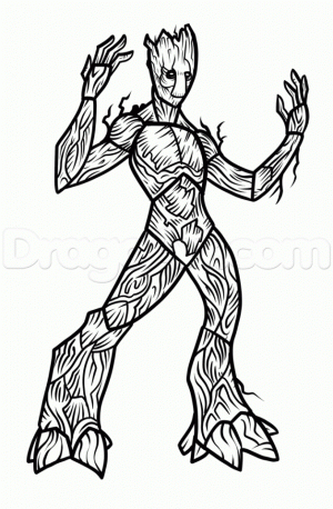Printable Guardians of the Galaxy Coloring Pages Online   72510