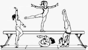 Printable Gymnastics Coloring Pages Online   gvjp12