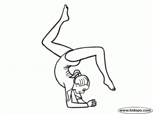 Printable Gymnastics Coloring Pages Online   mnbb10
