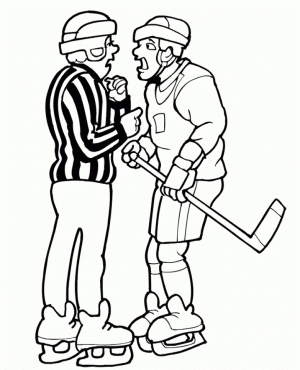 Printable Hockey Coloring Pages   29255
