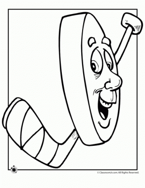 Printable Hockey Coloring Pages   63679