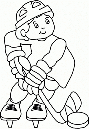 Printable Hockey Coloring Pages   87141