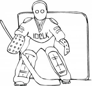 Printable Hockey Coloring Pages Online   59307