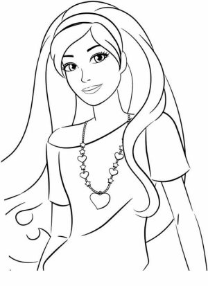 Printable Image of Barbie Coloring Pages   t2o1m
