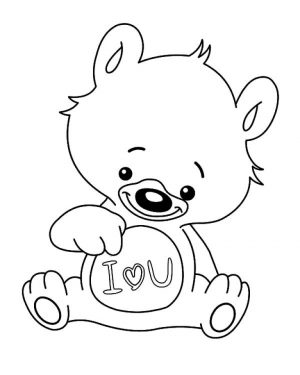 Printable Image of I Love You Coloring Pages   t2o1m