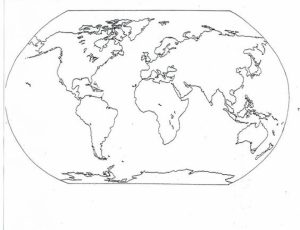 Printable Image of World Map Coloring Pages   t2o1m