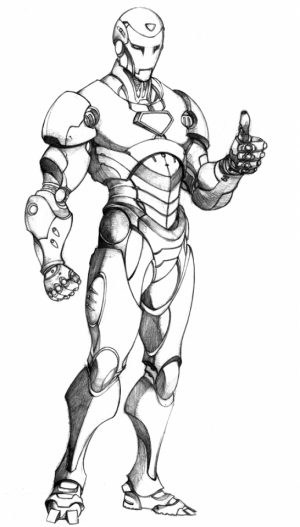 Printable Ironman Coloring Pages   29255