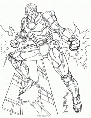 Printable Ironman Coloring Pages   87141