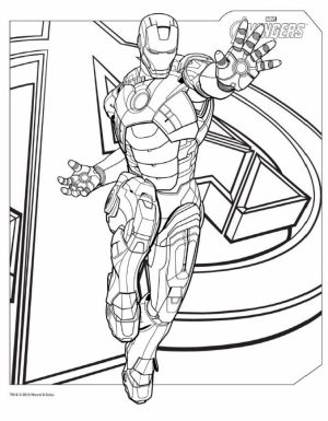 Printable Ironman Coloring Pages Online   85256