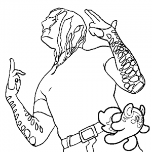 Printable Jeff Hardy Coloring Pages Online   dabc5