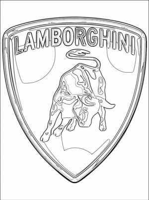 Printable Lamborghini Coloring Pages Online   59307
