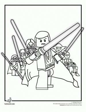 Printable Lego Star Wars Coloring Pages   59950