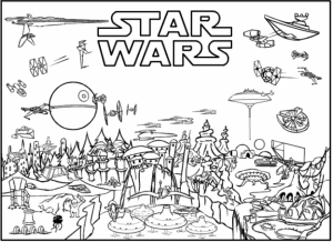Printable Lego Star Wars Coloring Pages   6910