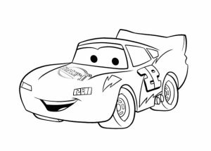 Printable Lightning McQueen Coloring Pages   237392