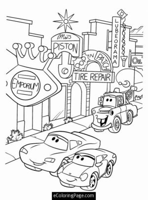 Printable Lightning McQueen Coloring Pages   673364