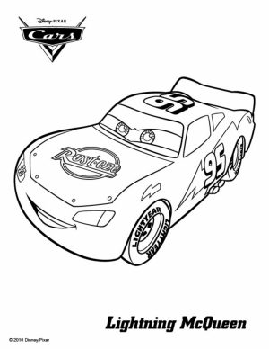 Printable Lightning McQueen Coloring Pages   952213