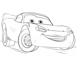 Printable Lightning McQueen Coloring Pages Online   638589