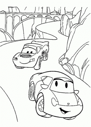 Printable Lightning McQueen Coloring Pages Online   711874