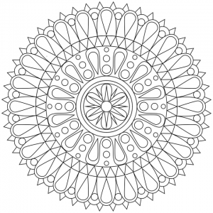 Printable Mandala Coloring Pages For Adults   84618
