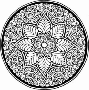 Printable Mandala Coloring Pages For Adults Online   05278