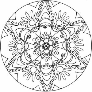 Printable Mandala Coloring Pages For Adults Online   34394