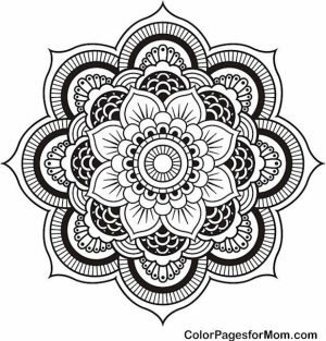 Printable Mandala Coloring Pages For Adults Online   91296