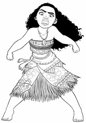 Printable Moana Coloring Pages Online   NJ51I
