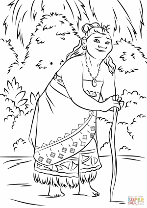 Printable Moana Coloring Pages Online   PD76B