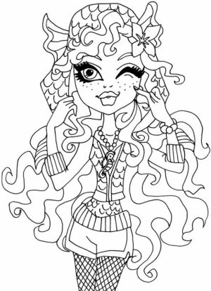 Printable Monster High Coloring Pages   662640