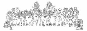 Printable Monster High Coloring Pages   673368