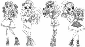 Printable Monster High Coloring Pages   808708