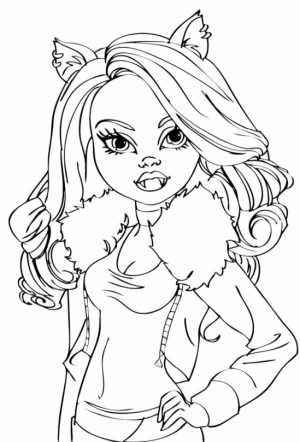 Printable Monster High Coloring Pages   952217