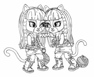 Printable Monster High Coloring Pages Online   106093