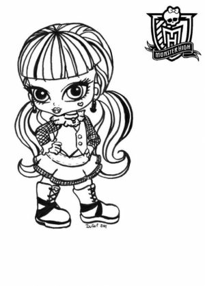 Printable Monster High Coloring Pages Online   686825